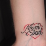 Mom and Dad 1 150x150 - 100's of Mom and Dad Tattoo Design Ideas Pictures Gallery