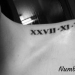 Number Tattoo7 150x150 - 100’s of Number Tattoo Design Ideas Pictures Gallery