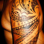 Polynesian Tribal Tattoo3 150x150 - 100’s of Polynesian Tribal Tattoo Design Ideas Pictures Gallery