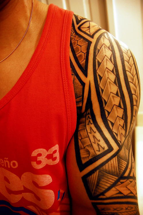 Polynesian Tribal Tattoo5 - 100’s of Tribal Body Tattoo Design Ideas Pictures Gallery