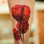 Poppy Tattoo 11 150x150 - 100's of Poppy Tattoo Design Ideas Pictures Gallery