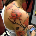 Poppy Tattoo 12 150x150 - 100's of Poppy Tattoo Design Ideas Pictures Gallery