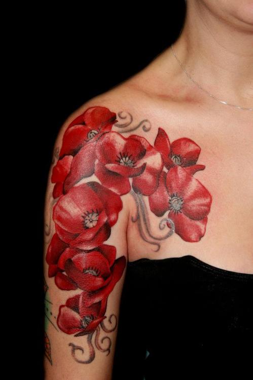 Poppy Tattoo - 100's of Poppy Tattoo Design Ideas Pictures Gallery