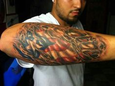 Puerto Rican Flag Tattoo