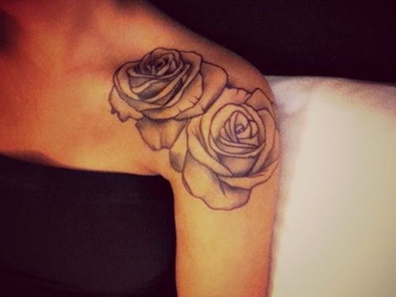 Rose Tattoo - 100's of Rose Tattoo Design Ideas Pictures Gallery