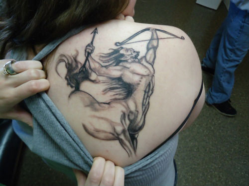 Sagittarius Tattoo7 - 100’s of Sagittarius Tattoo Design Ideas Pictures Gallery