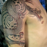 Shoulder Dragon 6 150x150 - 100's of Shoulder Dragon Tattoo Design Ideas Pictures Gallery
