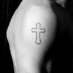 Simple Cross 11 150x150 - 100's of Simple Cross Tattoo Design Ideas Pictures Gallery