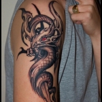 Simple Dragon 9 150x150 - 100's of Simple Dragon Tattoo Design Ideas Pictures Gallery