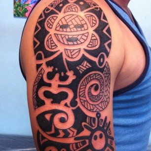 100's of Taino Tattoo Design Ideas Pictures Gallery