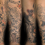 Tiger and Dragon 11 150x150 - 100's of Tiger and Dragon Tattoo Design Ideas Pictures Gallery