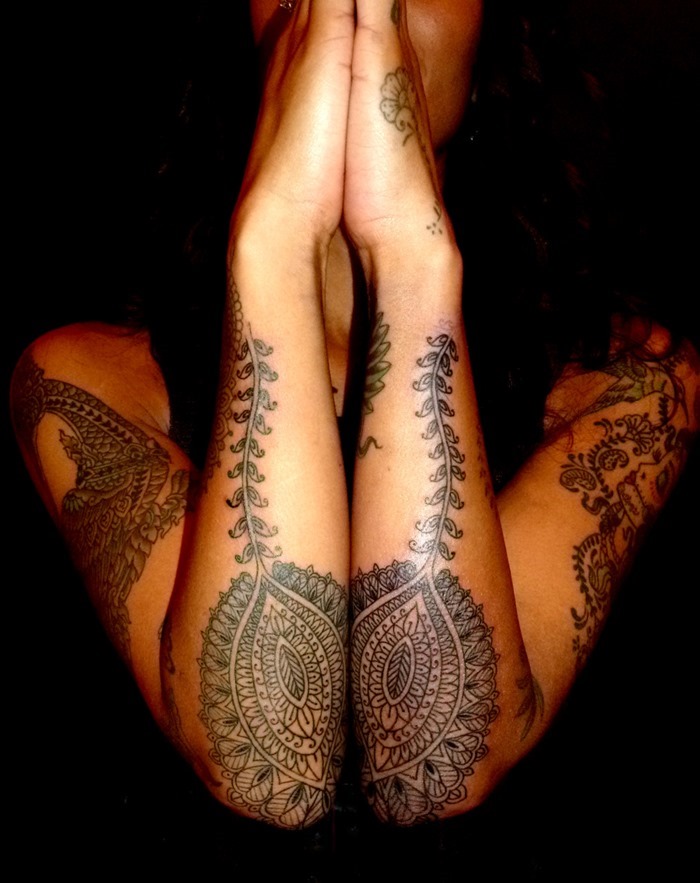 Tribal Art Tattoo6 - 100’s of Aquarius Tattoo Design Ideas Pictures Gallery