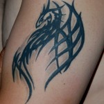 Tribal Dragon Tattoo1 150x150 - 100’s of Tribal Dragon Tattoo Design Ideas Pictures Gallery