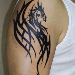 Tribal Dragon Tattoo5 150x150 - 100’s of Tribal Dragon Tattoo Design Ideas Pictures Gallery
