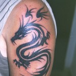Tribal Dragon Tattoo6 150x150 - 100’s of Tribal Dragon Tattoo Design Ideas Pictures Gallery