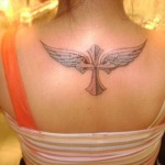 Women Cross Tattoo 7 150x150 - 100's of Women Cross Tattoo Design Ideas Pictures Gallery