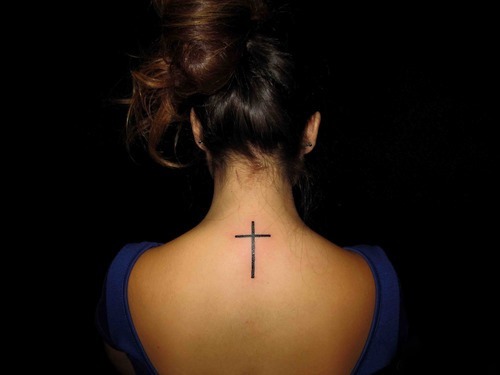 Women Cross Tattoo - 100's of Women Cross Tattoo Design Ideas Pictures Gallery