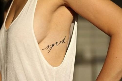 Word Tattoo - 100’s of Word Tattoo Design Ideas Pictures Gallery