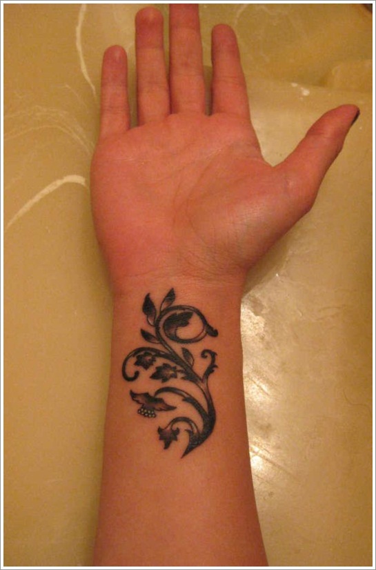 Wrist Tattoos for Girls 1 - 100's of Leg Tattoos for Girls Design Ideas Pictures Gallery