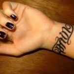 Wrist Tattoos for Girls 7 150x150 - 100's of Wrist Tattoos for Girls Design Ideas Pictures Gallery