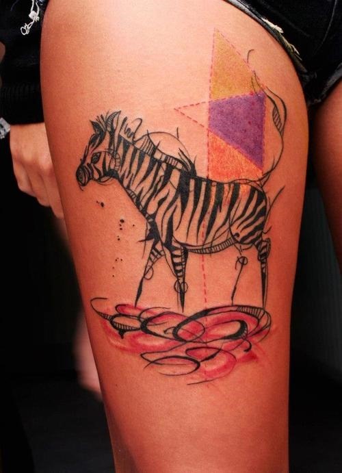 Zebra Tattoos Design Ideas Pictures Gallery.