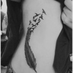 Feather tattoo 11 150x150 - Feather Tattoos Design Ideas Pictures Gallery