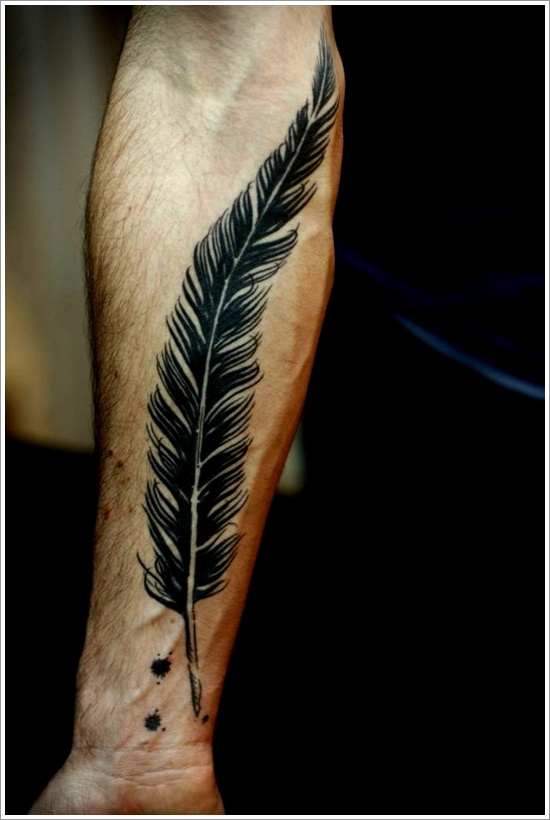 Feather Tattoos Design Ideas Pictures Gallery