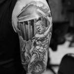 Greek Tattoo 10 150x150 - Greek Tattoos Design Ideas Pictures Gallery