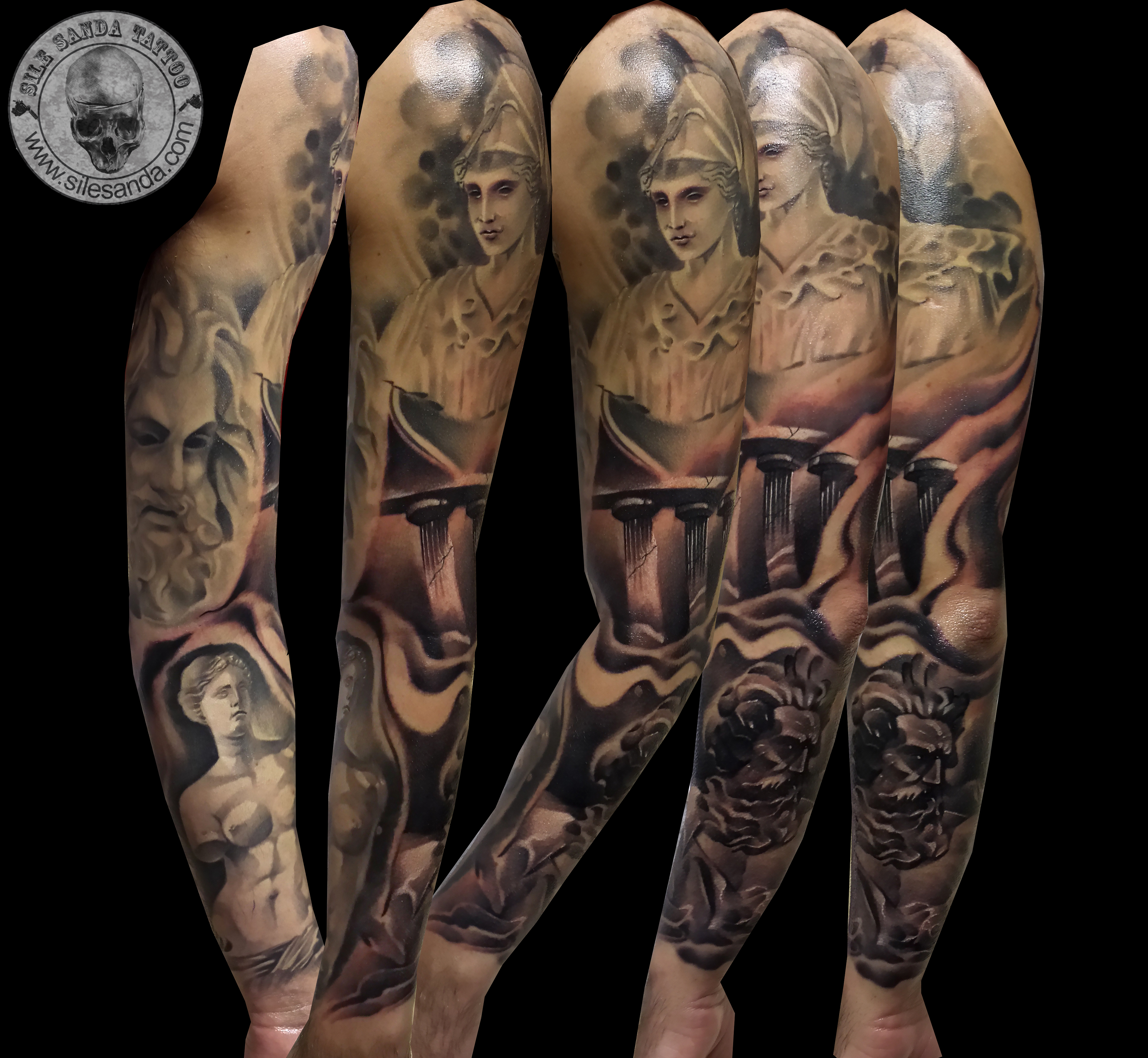 Greek Tattoo 7 - Warrior Tattoos Design Ideas Pictures Gallery