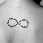 Infinity Tattoos 11 150x150 - Infinity Tattoos Design Ideas Pictures Gallery