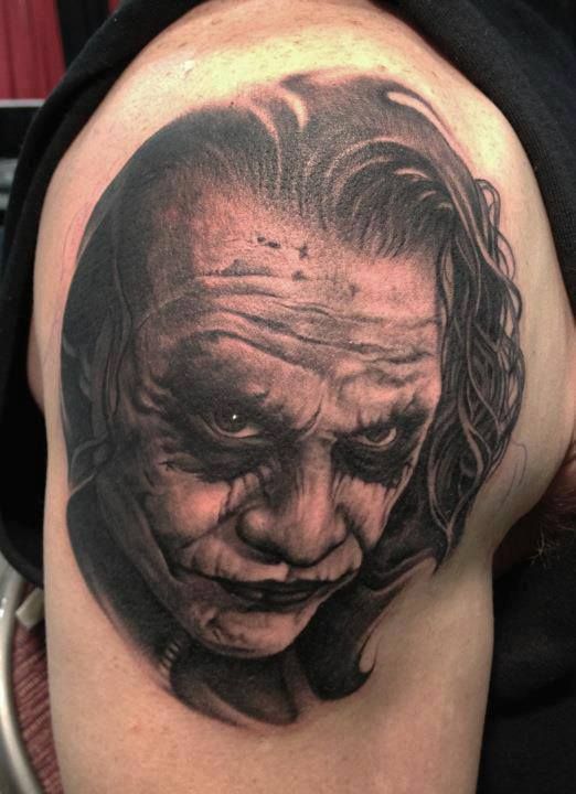 Joker Tattoos 1 - 100's of Couple Tattoo Design Ideas Picture Gallery