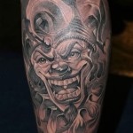 Joker Tattoos 11 150x150 - Joker Tattoos Design Ideas Pictures Gallery