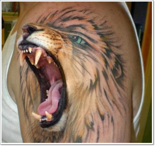 Lion Tattoos 4 - Zelda Tattoos Design Ideas Pictures Gallery