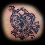 Lock Tattoos 13 150x150 - Lock Tattoos Design Ideas Pictures Gallery