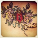 Lock Tattoos 5 150x150 - Lock Tattoos Design Ideas Pictures Gallery