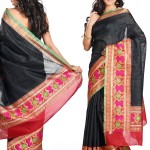 Stunning Black Pure Dupion Silk Saree SAVPT1223 u 150x150 - Banarasi Saree Design Ideas Pictures Gallery