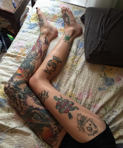 leg15 - 100's of Jamie Foxx Tattoo Design Ideas Picture Gallery