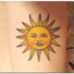 sun tattoos 1 150x150 - Sun Tattoos Design Ideas Pictures Gallery
