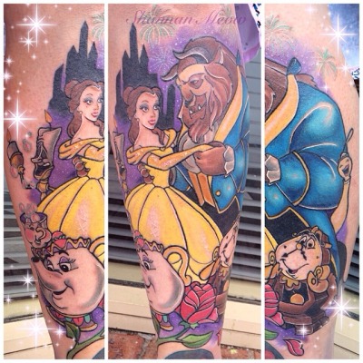 beauty and the beast tattoo