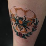 tumblr nh49jbc1CH1qfnly9o1 400 150x150 - Bee Tattoos Design Ideas Pictures Gallery