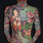 50 japanese tattoo on back 150x150 - 100's of Japases Tattoo Design Ideas Picture Gallery