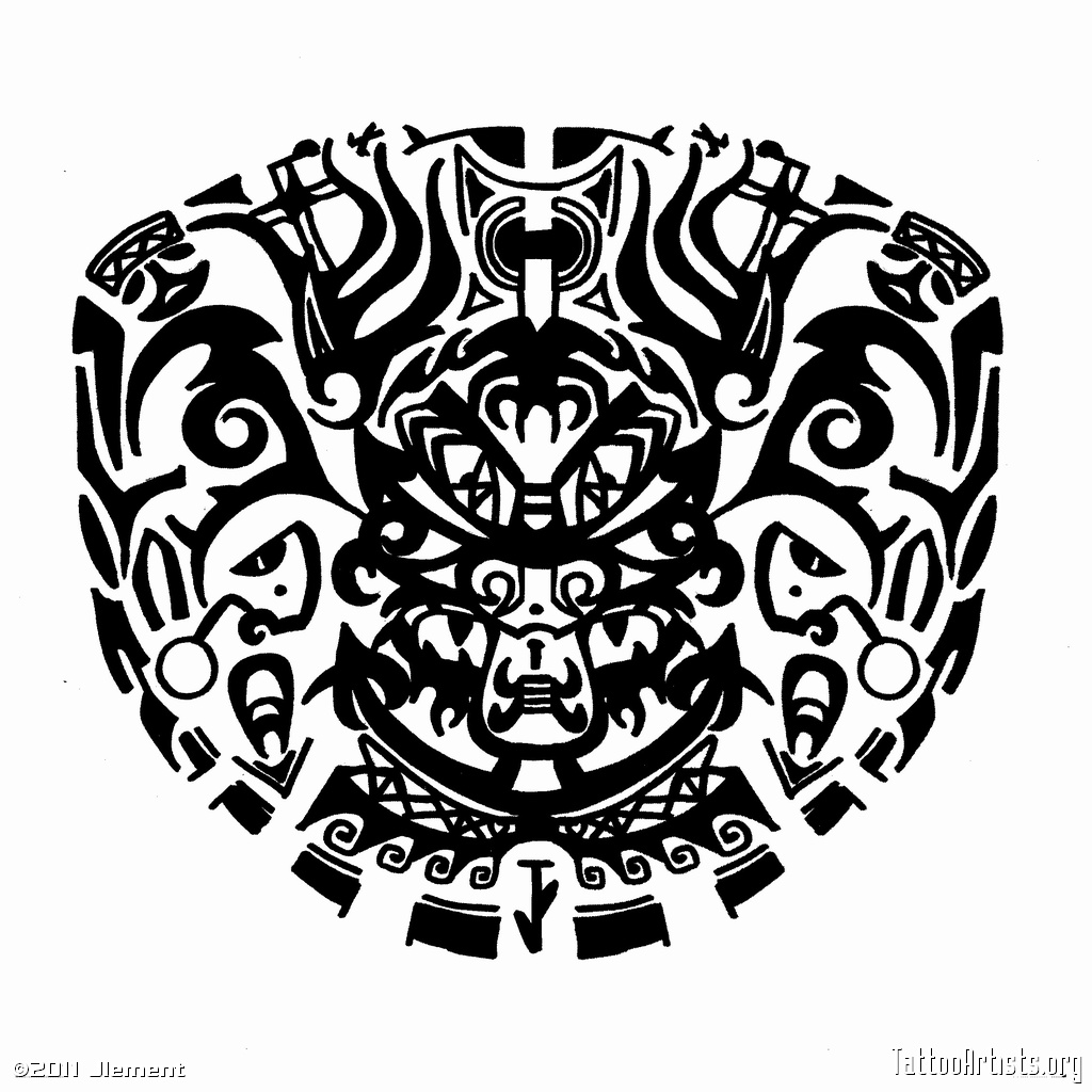 90720 tattoos polynesian hawaiian tiki and maori tattoo images - 100's of Men Tattoo Design Ideas Picture Gallery