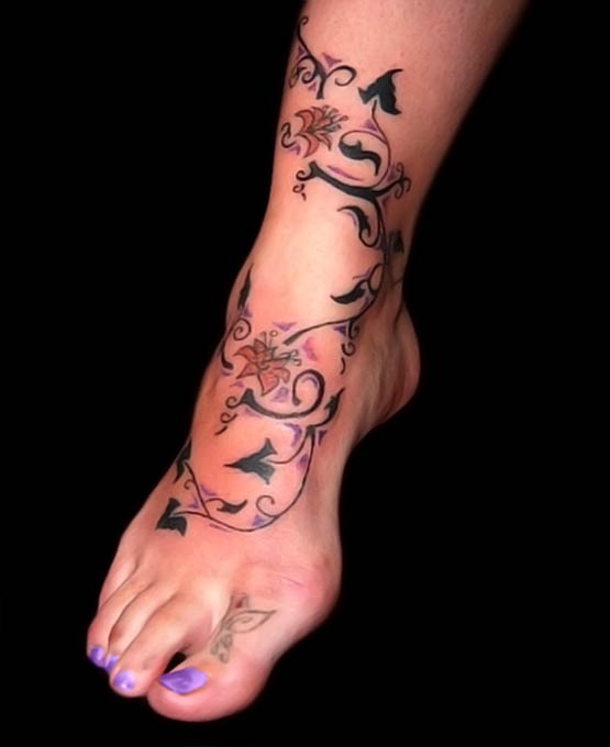 Ankle Tattoos 15 - 100's of Ankle Tattoo Design Ideas Picture Gallery