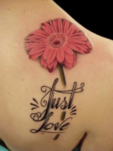 Daisy Tattoos 15 225x300 - 100's of Daisy Tattoo Design Ideas Picture Gallery