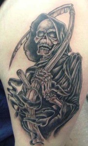 Devil Tattoos 14 181x300 - 100's of Devil Tattoo Design Ideas Picture Gallery