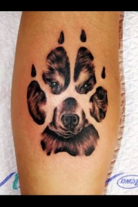 Dog Tattoos 151 200x300 - 100's of Dog Tattoo Design Ideas Picture Gallery