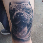 Dog Tattoos 8 150x150 - 100's of Dog Tattoo Design Ideas Picture Gallery