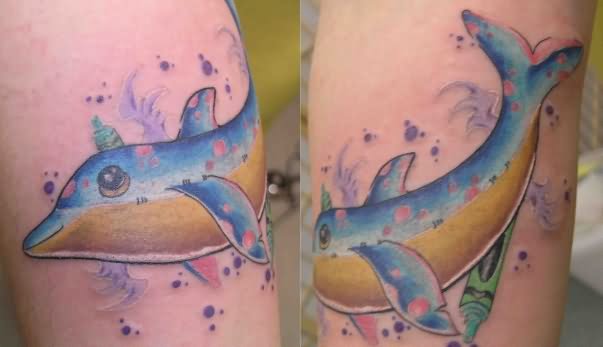 Dolphin Tattoos 1 - 100's of Disney Tattoo Design Ideas Picture Gallery