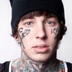 Face Tattoos 11 150x150 - 100's of Face Tattoo Design Ideas Picture Gallery