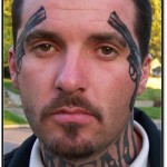 Face Tattoos 31 150x150 - 100's of Face Tattoo Design Ideas Picture Gallery
